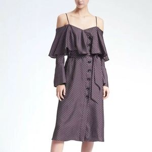 Banana Republic x Olivia Palermo Silk Midi Dress
